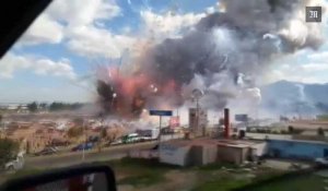 Mexique : gigantesque explosion dans un marché de feux d'artifices
