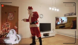 Il prouve à sa fille que le père Noël existe en le filmant