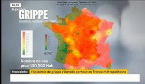 L'épidémie de grippe prend de plus en plus d'ampleur en France