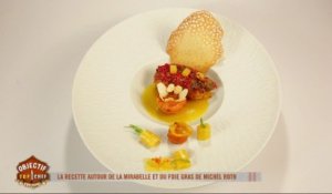 Le plat autour de la mirabelle et du foie gras de Michel Roth