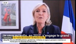 Front National: Marine Le Pen présente ses voeux pour 2017 et... emprunte 6 millions d'euros à son père !