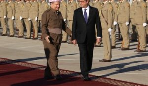 François Hollande en visite en Irak