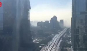 Un nuage de pollution s'empare du centre de Pékin en seulement 20 minutes