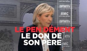 Marine Le Pen : "Ce n'est pas l'argent de Jean-Marie Le Pen, c'est l'argent des militants"