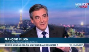 Présidentielle 2017 : François Fillon tarde sur sa promesse à nommer ses futurs ministres : il s’en justifie sur TF1