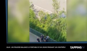 Un policier lillois balance le portable d’un jeune homme après un contrôle (Vidéo)