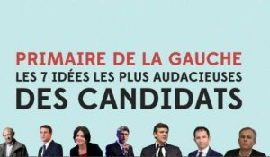 7 idées audacieuses des candidats à la primaire de gauche