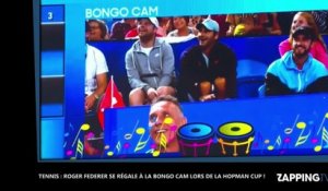 Roger Federer battu en Hopman Cup, il fait le show en tribunes (vidéo)