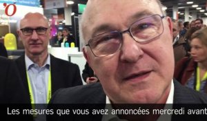 En direct du CES de Las Vegas : « nous soutenons les strat-up » explique Michel Sapin