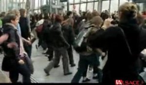 Flash mob en gare de Strasbourg