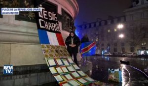 Attentat contre Charlie Hebdo: l'hommage place de la République à Paris, deux ans après