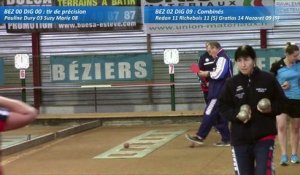 Second tour, premier tir de précision, Béziers contre Digoin, Club Elite Féminin, J5, saison 2016-2017