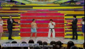 Parodie de Street Fighter en direct à la TV au Japon
