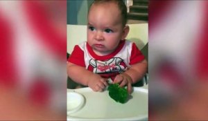 Lui il aime pas les brocolis... Ahaha