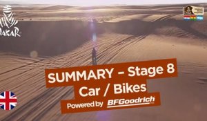 Stage 8 Summary - Car/Bike - (Uyuni / Salta) - Dakar 2017
