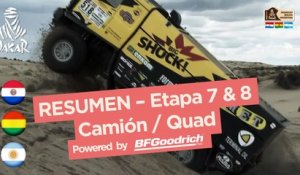 Resumen de las etapas 7 & 8 - Quad/Camión - (Uyuni / Salta) - Dakar 2017