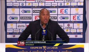 La conférence de presse d'Antoine Kombouaré après Bordeaux-EAG (3-2)