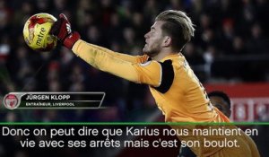 League Cup - Klopp remercie Karius pour ses arrêts