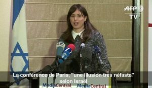 Israël/Palestiniens: la conférence de Paris "éloigne la paix"
