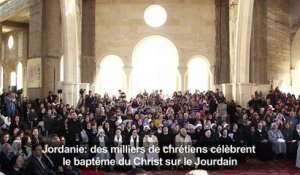Jordanie: des chrétiens célèbrent le baptême du Christ