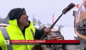 Intempérie : l'est de la France sous la neige