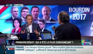 QG Bourdin 2017 : Débat de la primaire à gauche: Quel candidat a été le plus convaincant ? – 16/01