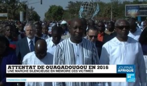 Attentat de Ouagadougou: une marche silencieuse en mémoire des victimes