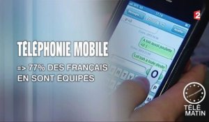 Téléphone portable : les Français de plus en plus accros