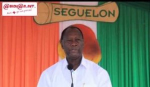 Allocution du Président de la République au meeting de Séguélon (audio)