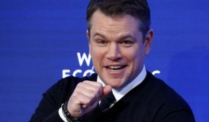 Après Shakira et Forest Whitaker, Matt Damon est à Davos...