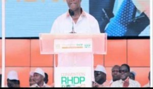 Investiture du candidat du RHDP: extrait du discours du Président Alassane Ouattara