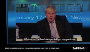 François Hollande comparé à un nazi, le dérapage de Boris Johnson (Vidéo)