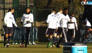 Le premier entraînement de Morgan Sanson à l'OM