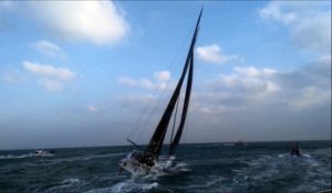 Vendée Globe : l'arrivée de Le Cléach