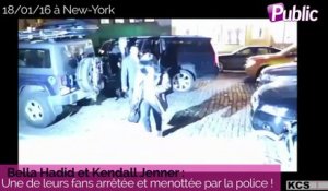 Vidéo : Bella Hadid et Kendall Jenner : Une de leurs fans arrêtée et menottée par la police !