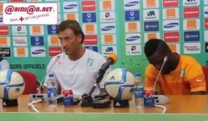 CAN 2015: Hervé Renard et Chico en conference de presse après le match contre le Cameroun
