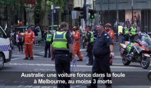 Australie: une voiture fonce dans la foule à Melbourne