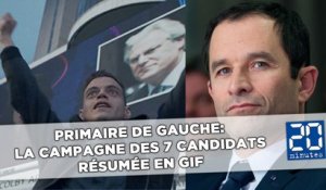 Primaire de gauche: La campagne des 7 candidats résumée en GIF