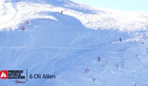 6th place Oli Allen -  Ski men - Verbier Freeride Week 2* #2 2017