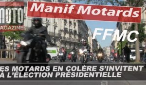 Manif FFMC : les motards s'invitent dans la campagne présidentielle