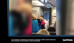 Un steward d'un avion violent avec une maman et son bébé (vidéo)
