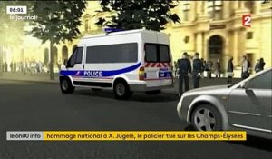 Attentat sur les Champs-Elysées: Hommage national rendu au policier tué