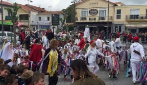 Le Grau d'Agde : Carnaval "des petits bâtisseurs" défilé du 25 avril 2017 film 3