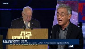 Rivlin s'ingère critique Marine Le Pen et s'ingère dans la présidentielle