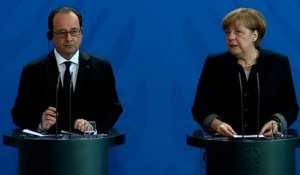 Déclaration conjointe avec Angela Merkel