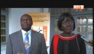 Avant son départ de la Côte d'Ivoire, Ndolamb Ngokwey du PNUD fait ses adieux au PNCS
