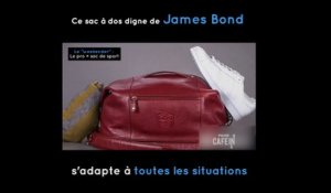 Ce sac à dos digne de James Bond s'adapte à toutes les situations