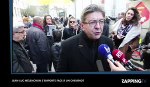Jean-Luc Mélenchon perd son sang-froid face à un cheminot (Vidéo)