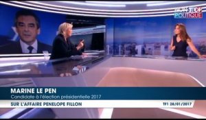 Marine Le Pen : François Fillon est un homme qui "aime l'argent" ?