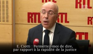 Ciotti sur les frais de représentation de Macron : "Je n'ai pas vu la même célérité de la justice"